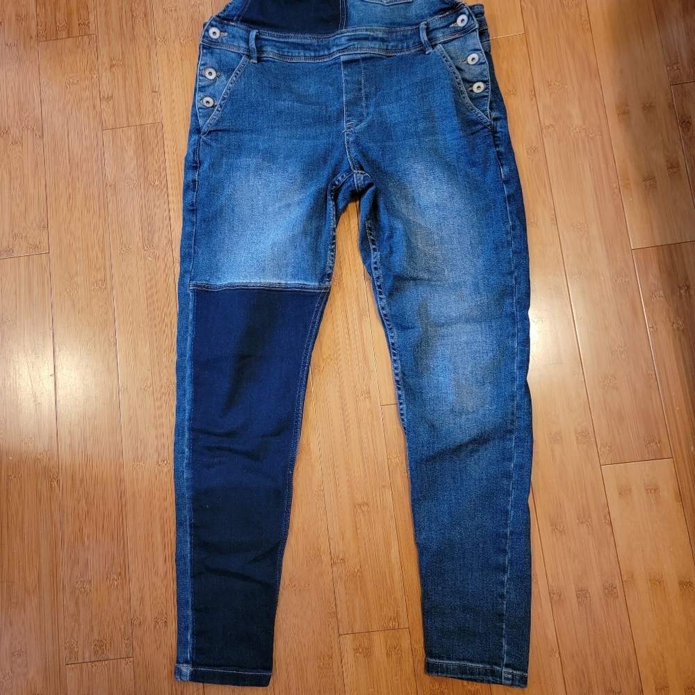 Superdry Patchwork Overalls Size Large - image 4